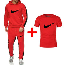 Load image into Gallery viewer, Fashion Brand Hoodies Sweatshirt Men/Women 2019 Hoodie Tracksuit Sport Suit Sweatshirts+Sweatpants+T shirts Sets Fleece Hooded