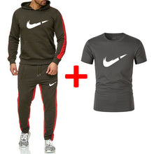 Load image into Gallery viewer, Fashion Brand Hoodies Sweatshirt Men/Women 2019 Hoodie Tracksuit Sport Suit Sweatshirts+Sweatpants+T shirts Sets Fleece Hooded