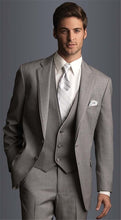 Load image into Gallery viewer, Fnoexw  Customized 2018 Red Groom Tuxedos Wedding Party Suit business Groomsman Suit mens wedding suits ( jacket+Pants+vest+tie)