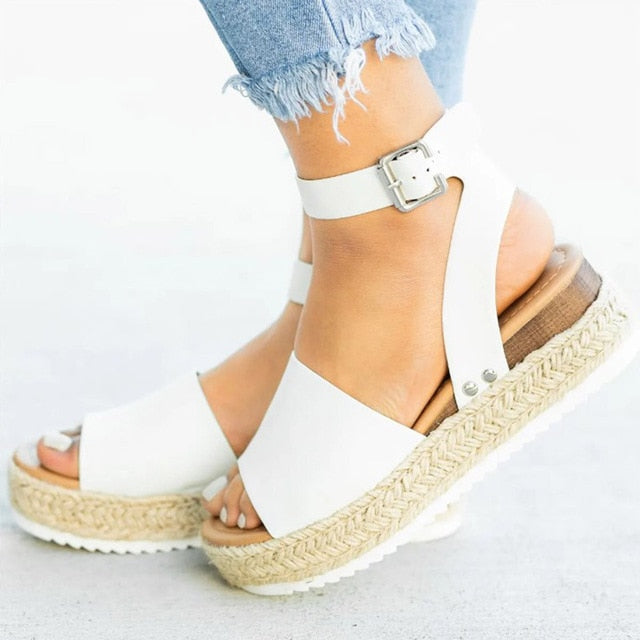 Women Sandals Plus Size Wedges Shoes For Women High Heels Sandals